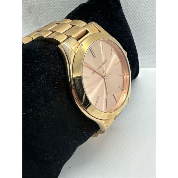 Michael Kors Runway MK3197 Women Rose Gold Analog Dial Quartz Wrist Watch JNA643 - Picture 3 of 10